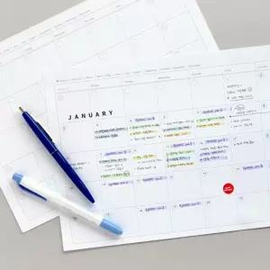 떡 패드 플래너 데스크 메모지 데스크패드 체크리스트 스케줄러 먼슬리 리필 속지 A4플래너