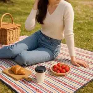 캠핑 여행 피크닉 낚시 등산 차박 매트 150x100 패턴 돗자리 방수 다용도 멀티 야외 감성 소품 용품