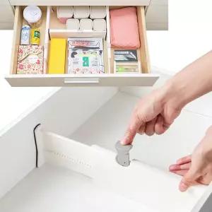 길이조절 서랍 칸막이 정리 수납 분리 파티션 책상 장 정돈