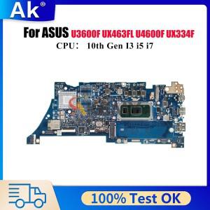 ASUS ZenBook UX334FL U3600F 메인보드용 노트북 마더보드 (10세대 I3 i5 i7 지원)