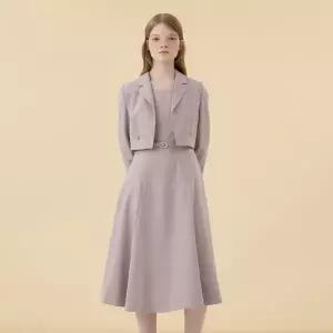 [롯데백화점]케네스레이디 오픈자켓 레이어드 벨티드 원피스 (EWOPOJ08)