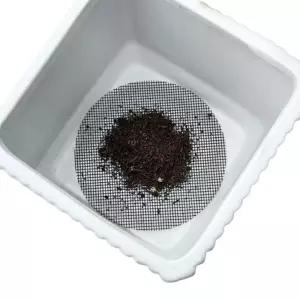 원예용품 거름망 10cm 100개입/화분/깔망/흙받침/분갈이/다육이/구멍망/물받침/바닥/망사/원예/가정용/망사