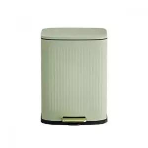 [생활] 무소음 위생 페달 휴지통 스테인리스 밀폐 뚜껑 쓰레기통