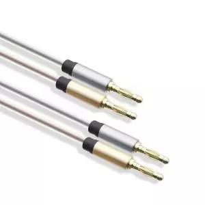 COMS) 567XTY34 OFC 무산소동선 바나나 케이블(2선) 1.8M