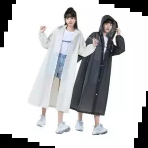 장마우비 우비 여성 남성 우의 다회용 등산 골프 레인코트 판초