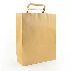 크라프트 쇼핑백 종이봉투 플랫손잡이 특소 200개