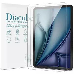 [다이아큐브]아이패드 에어 8세대 13인치 M4 6H 유리코팅 방탄 항균 블루라이트차단 액정보호필름 2매