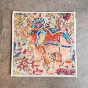 [콩심팥심]재물운 행운 코끼리 방석 인테리어 장식 금전운 기념품 선물 의자