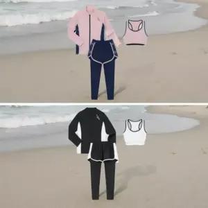 초등고학련 레쉬가드 수영복 주니어 여아 아동 래쉬가드 상하세트 3P