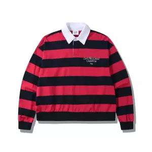 매장정품 JEEP 지프 여성 카라티 배색 보더 긴팔 티셔츠 JQ2TSF031 1229104