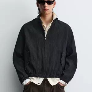 자라 크링클 페이크 박시 핏 재킷 블랙 7380/803/800 7380803