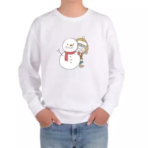 맨투맨 그림선택 크리스마스캐릭터 산타 눈사람 ELk2+1LsY