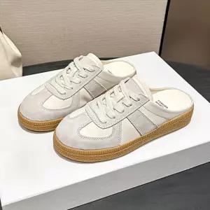 여성 빈티지 캐주얼 뮬 운동화 스니커즈 ZG-S607