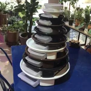 380mm 서랍 화분 받침 물대 받이대물받이화분받침 받이 원형 원형대 받이대 대형대