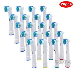 20pcs 전동 칫솔 헤드 SB17A(SB-17A)Oral-B 승리 케어 활력 Plak 프로 건강