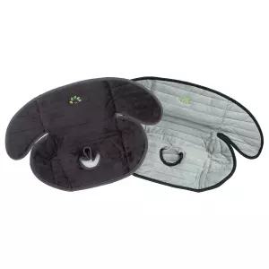 Anmas 홈 피들 패드 - 카시트 프로텍터 세이버 배변 훈련용 방수 라이너 20x15인치 블랙 앤 그레이 2PCS