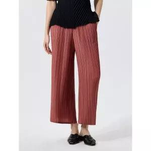 [플리츠미][최초가 108000원] 에센셜 9부 플리츠 팬츠_EPPTS026007