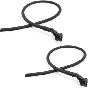 SQXBK 튜브 핍 2세트 양궁 실리콘 고무 조준경 복합 활을 위한 3인치/16인치 구멍 포함