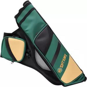 sntxmy 양궁용 퀴버 화살 홀더 다기능 필드 힙 양궁 허리 벨트 액세서리에 완벽한 튜브 선물.