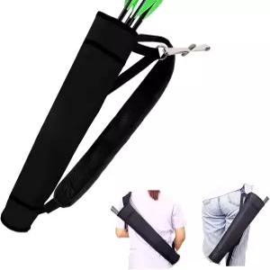 KURUGEILI 양궁 화살통 등 및 허리 조절 가능한 화살 배낭 가방 홀더 컴파운드 리커브 활 연습 타겟 사냥용