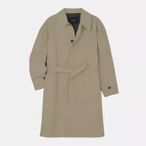 IKALOOK 봄가을 루즈핏 롱 트렌치 코트 DCO102