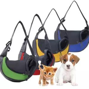 반려동물 강아지 슬링백 이동장 고양이 슬링백 캐리어 소형 메쉬 외출