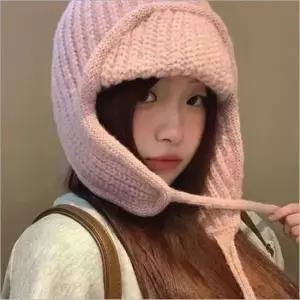 4컬러 하찌니트 귀달이 귀도리모자 니트 군밤모자 귀마개