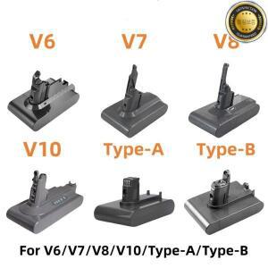 다이슨 호환 V6v7V8V10 타입-A타입-B 시리즈 진공 청소기 배터리 충전식 리튬 이온 21.6v +