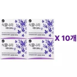 식물나라 비누 라벤더릴렉싱 90gx4입x10개 (총40개)