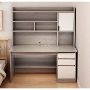 공부용 책상 소형 책꽂이 학생 공부방 서랍형 탁상용 우드 80CM 티크 미니 미니책꽂이