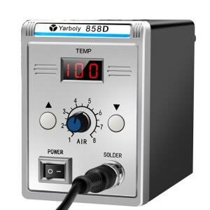 뜨거운 공기 총 858D 솔더링 재 작업 SMD 스테이션 220V 700W 열 용접 도구 8018lcd