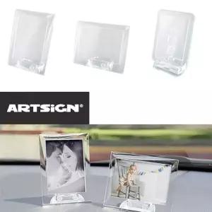 [이지커머스]투명 차량용 미니 사진액자 모음 액자 사진 자동차 대시보드 미니액자