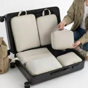 캐쉬캔버스 여행용 압축 다용도 파우치 6종 세트 캐리어 압축팩