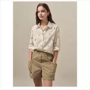 올리비아로렌 HC04 프린트 셔츠형 블라우스  VVCNL5M4171