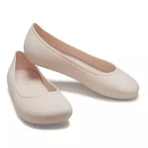 [크록스](김해점)[여성용] 브루클린 플랫 209384-6UR 크록스 샌들 슬리퍼 데일리 젤리슈즈 우먼 블랙 플...