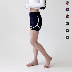 ALL4055 여자한줄요가 스포츠레쉬가드3부반바지레깅스 ECe3+2FPb