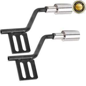 Traxxas Trx4 110 RC 자동차 용 scx10 1 쌍 금속 시뮬레이션 장식 배기 파이프 액세서리