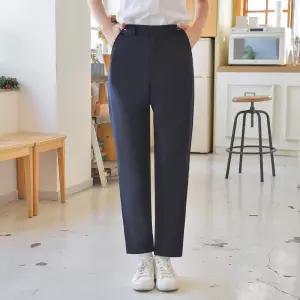 교복몰 (빅사이즈)(허리조절 하복)네이비 교복 바지.