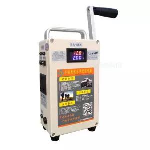 야외 발전기 핸드 크랭크 충전기 무소음 자가발전기 휴대용 비상 캠핑용 몽땅