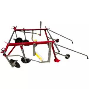 수동 비닐피복기 비닐 관리기 멀칭기 손수레 무동력