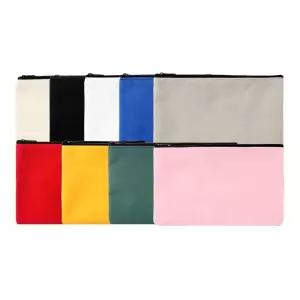 무지파우치 칼라 캔버스 면 파우치