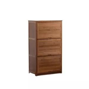 원목낮은이불장 옷 수납 이불 3단 이불보관함 안방 낮은