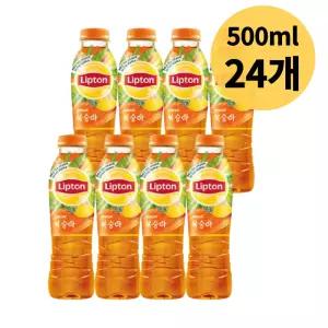 립톤 아이스티 복숭아맛 음료 500ml 24개 피시방 탕비실 달콤한