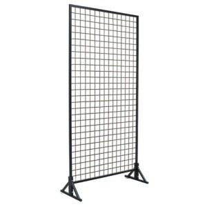 이동식 네트망 철제 격자선반한쪽 걸이 파티션 메쉬망 80x120 선반 진열대 전시
