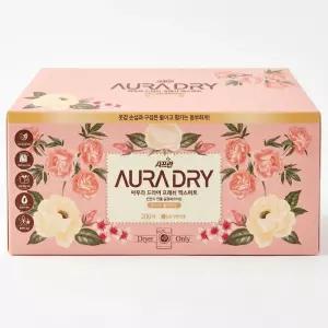 샤프란 아우라 시트형 섬유유연제 건조기용 프레쉬플로럴향 200매 1박스