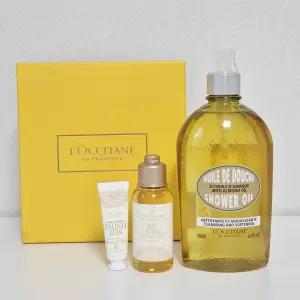 (백화점상품) 록시땅 아몬드 샤워 오일 클렌징 앤 소프트닝 바디워시 500ml 추가 2종