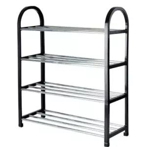 파르조아 조립식 4단 신발 정리대 1인가구 현관 간이 미니 신발장 수납선반