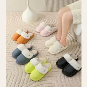 [SBCBHUV]겨울 따뜻한슬리퍼 따뜻한 털안감 슬리퍼