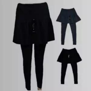 (스킨센스)면스판 2컬러 플레어 치마레깅스