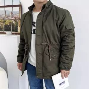 탈부착 겨울후드 6887M 털 야상점퍼-후드 남성 KTT